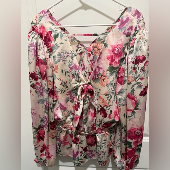 Express women’s floral blouse - Picture 5 of 7